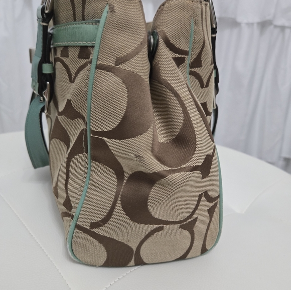 Coach Signature Purse - Picture 8 of 12